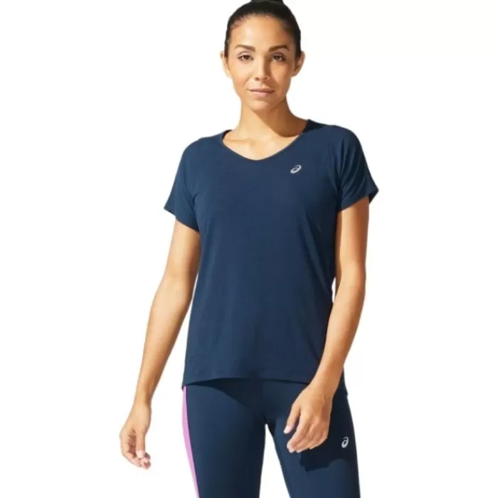 Asics V-Neck SS Top