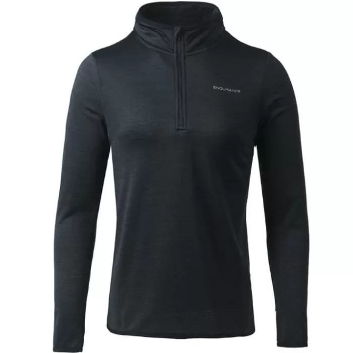 Endurance Vironic Waffle Melange Midlayer