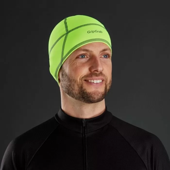 GripGrab Lightweight Thermal Hi-Vis Skull Cap