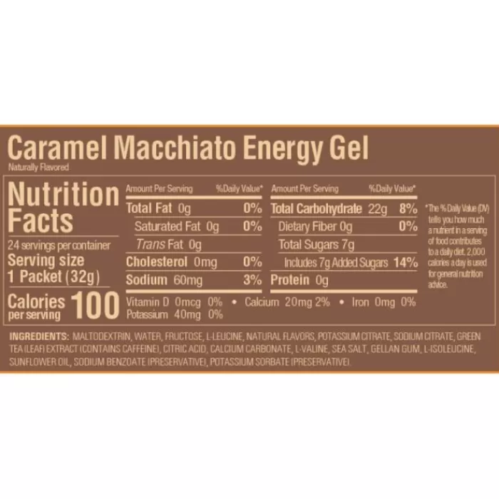 GU Energy Gel Caffeine (Caramel Macchiato)