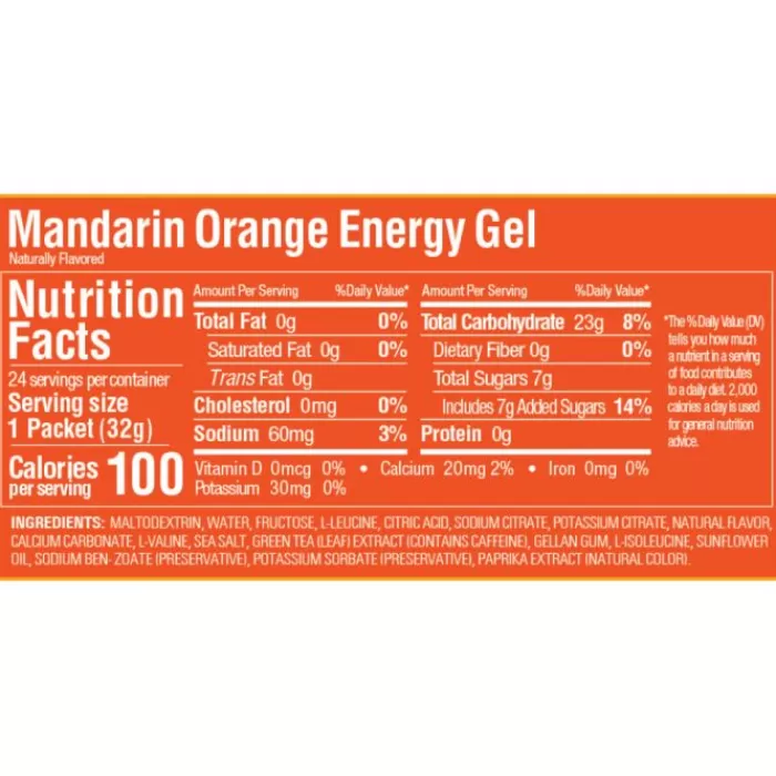 GU Energy Gel Caffeine (Mandarin Orange)