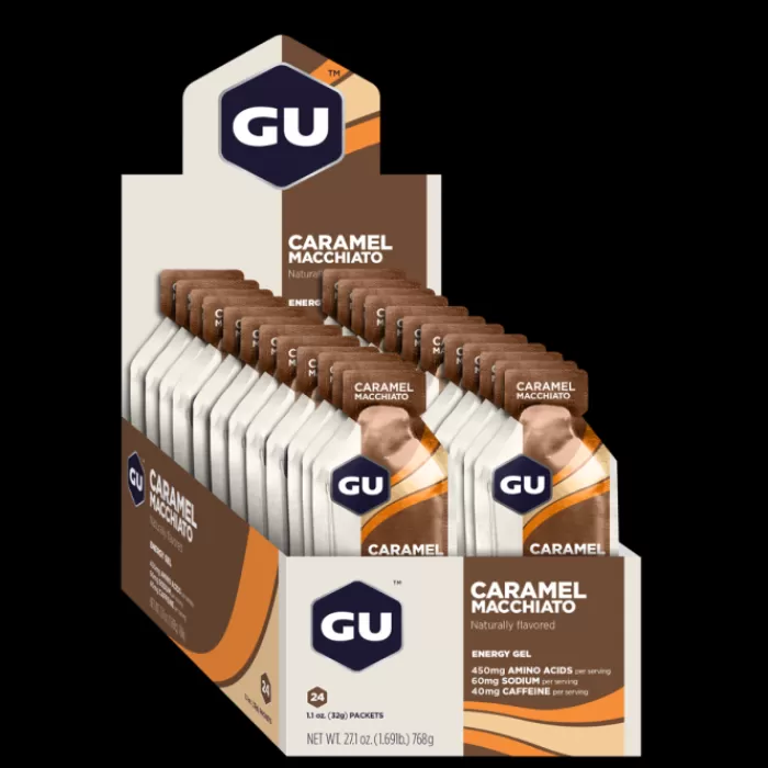 GU Energy Gel Caffeine 24x32g (Caramel Macchiato)