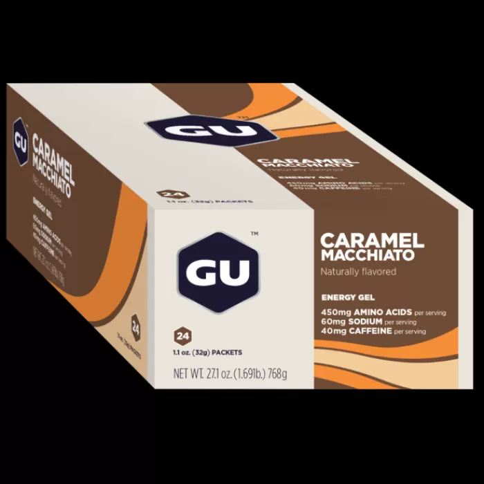 GU Energy Gel Caffeine 24x32g (Caramel Macchiato)