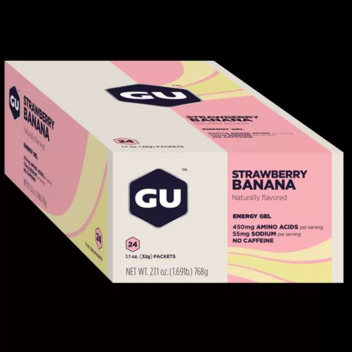 GU Energy Gel 24x32g (Strawberry Banana)