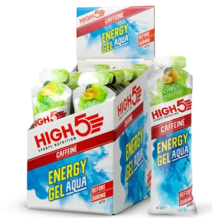 High5 Energy Gel Aqua Caffeine Citrus - Box 20x66g