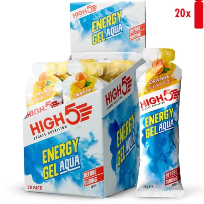 High5 Energy Gel Aqua Orange - Box 20x66g