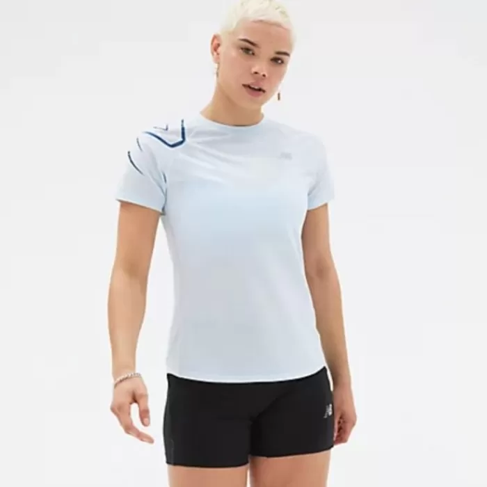 New Balance Printed Impact Run Short Sleeve