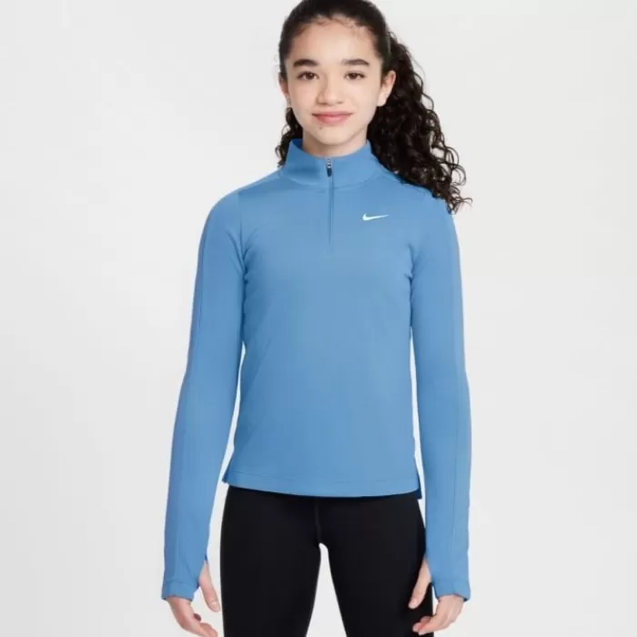 Dzieci Nike Dri-FIT Long Sleeve Half Zip Top