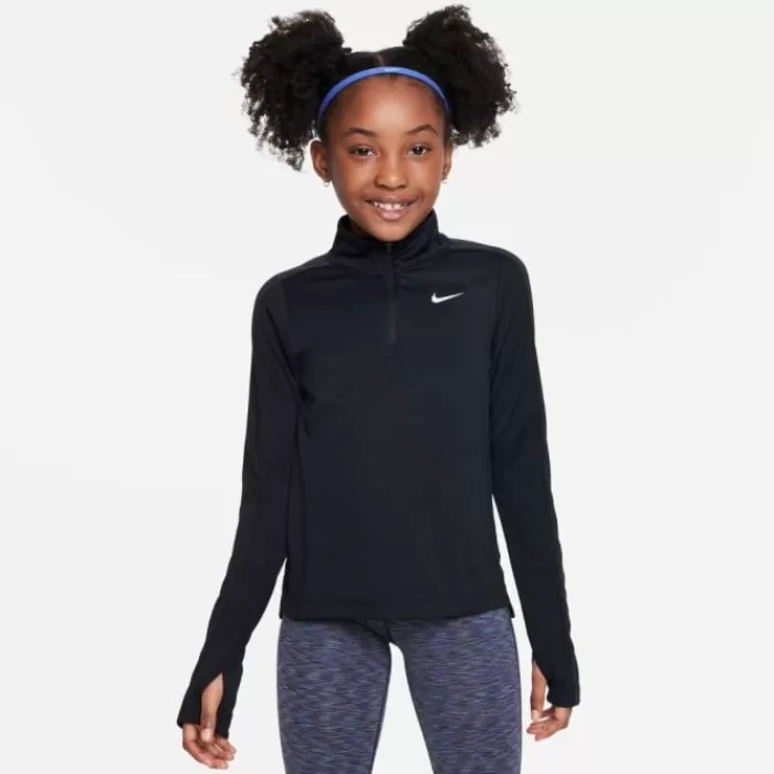 Dzieci Nike Dri-FIT Long Sleeve Half Zip Top