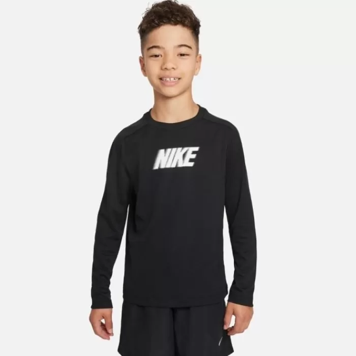 Dzieci Nike Dri-FIT Multi+ Long Sleeve Tee