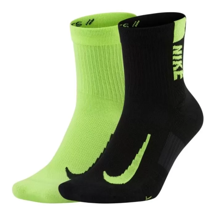 Nike Multiplier Ankle 2-Pack Socks