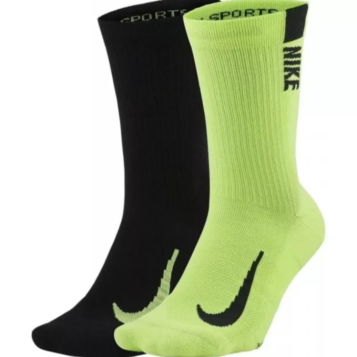 Nike Multiplier Crew 2-Pack Socks