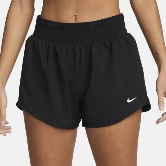 Nike One Dri-Fit Mid-Rise 3in Brief-Lined Shorts