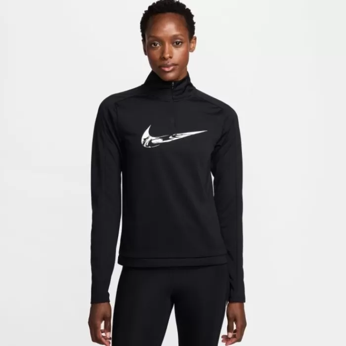 Nike Swoosh HyperBright Half Zip Long Sleeve Midlayer