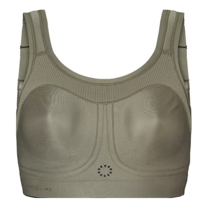 PureLime Compression Bra - High Impact