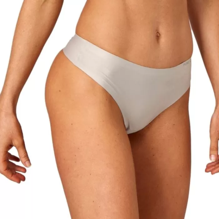 PureLime Invisible Microfiber Thong 2-pack