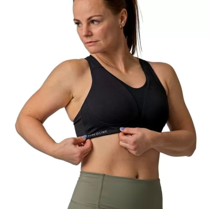 PureLime Padded Sports Bra