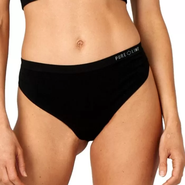 PureLime Seamless Thong