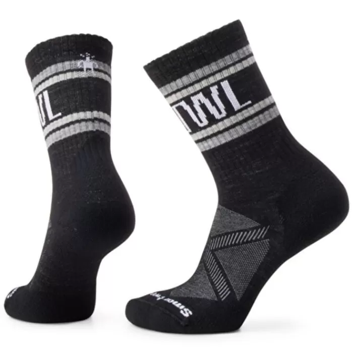 Smartwool Run Athletic Retro Stripe Crew Socks