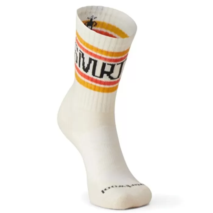 Smartwool Run Athletic Retro Stripe Crew Socks